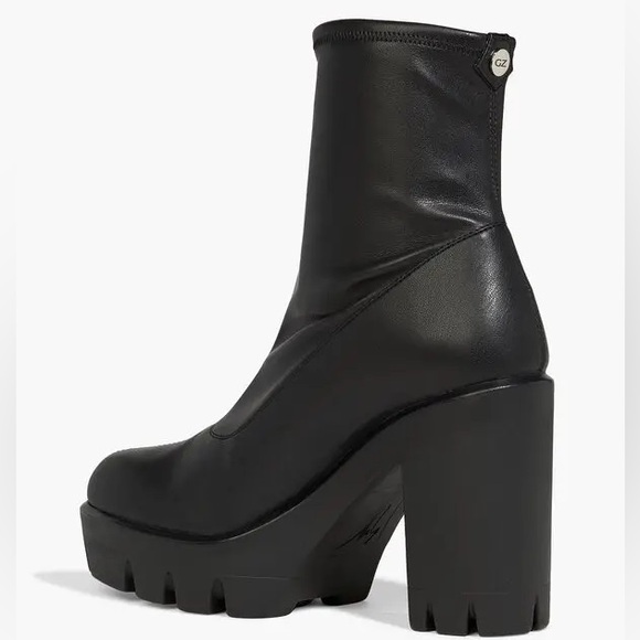 Giuseppe Zanotti | Gintonic Stretch-Leather Platform Sock Boots Black 41 - Picture 13 of 14